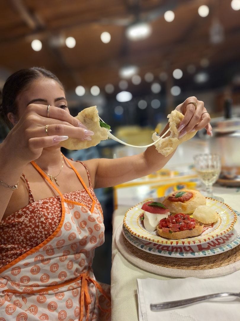 Mamy Lucia cooking class — fresh pasta and Sorrento lemons in the family kitchen